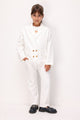 Ecru Girls' Trousers and Jacket Set - Pamela