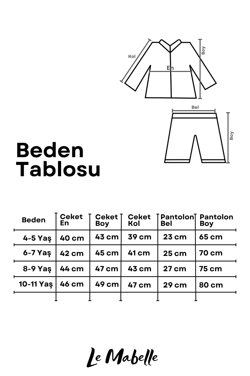 Ekru  Kız Çocuk Pantolon Ceket Takım - Pamela