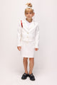 Ecru Girls' Skirt and Jacket Set - Kaitlyn