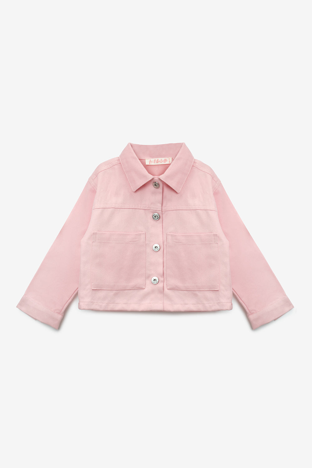 Pembe  Gabardin Kız Çocuk Etek Ceket Takım - Maria