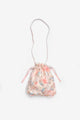 Somon Çiçek ve Pul Detaylı Kız Çocuk Çanta