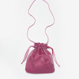 Fuşya Simli Kız Çocuk Çanta