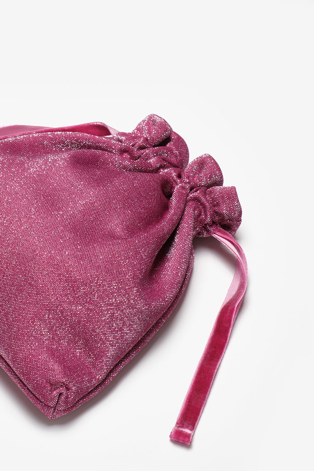 Fuşya Simli Kız Çocuk Çanta