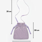 Lila Simli Kız Çocuk Çanta