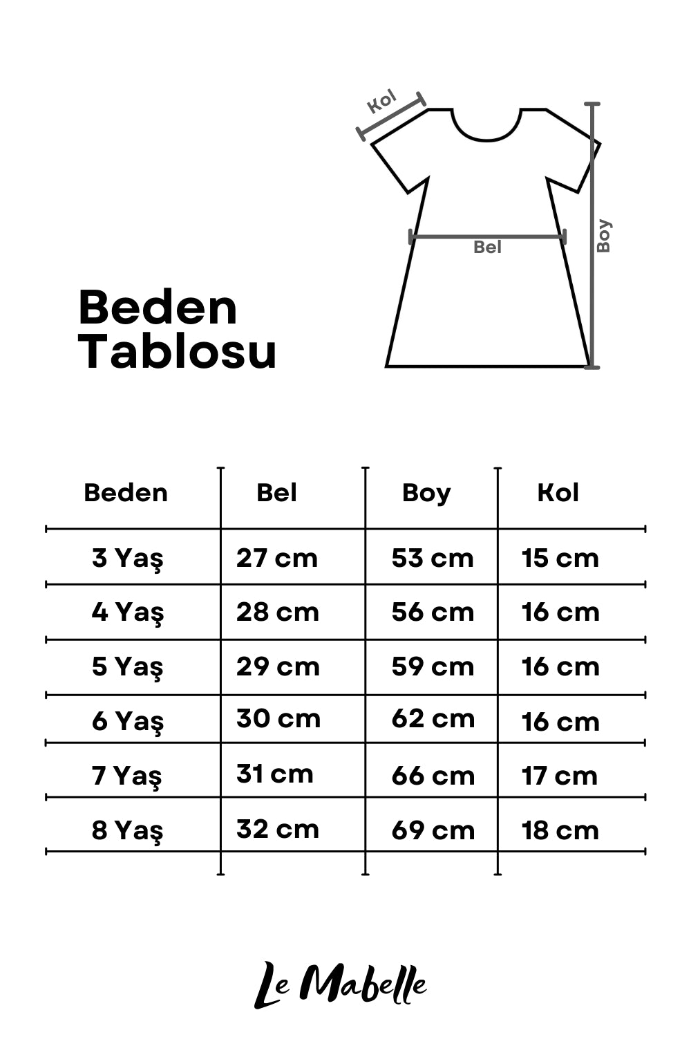 Turuncu Çizgili Kız Çocuk Poplin Elbise - Juno