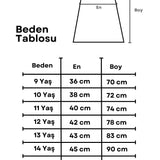 Lila Pullu Etek Ucu Fırfır Detaylı Kız Çocuk Abiye Mezuniyet Elbisesi - Aurora