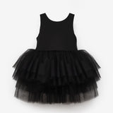 Siyah Tül Etekli Kız Çocuk Balerin Elbise - Carmen