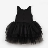 Siyah Tül Etekli Kız Çocuk Balerin Elbise - Carmen