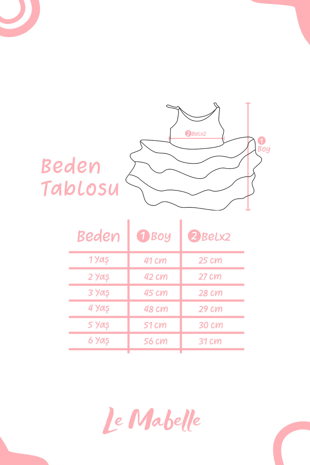 Pembe  Askılı Tül Etekli Kız Çocuk Elbise - Sophie