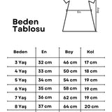 Krem  Tül Etekli Dantel Detaylı Kız Çocuk Elbise - Nora
