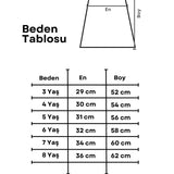 Lila Pullu Katlı Kız Çocuk Elbise - Lily