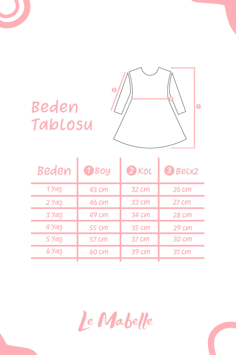 Pembe Uzun Kollu Papatyalı Tül Detaylı Kız Bebek Elbise - Hera