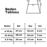 Pembe  Balon Kollu Kız Bebek Saten Elbise - Dona