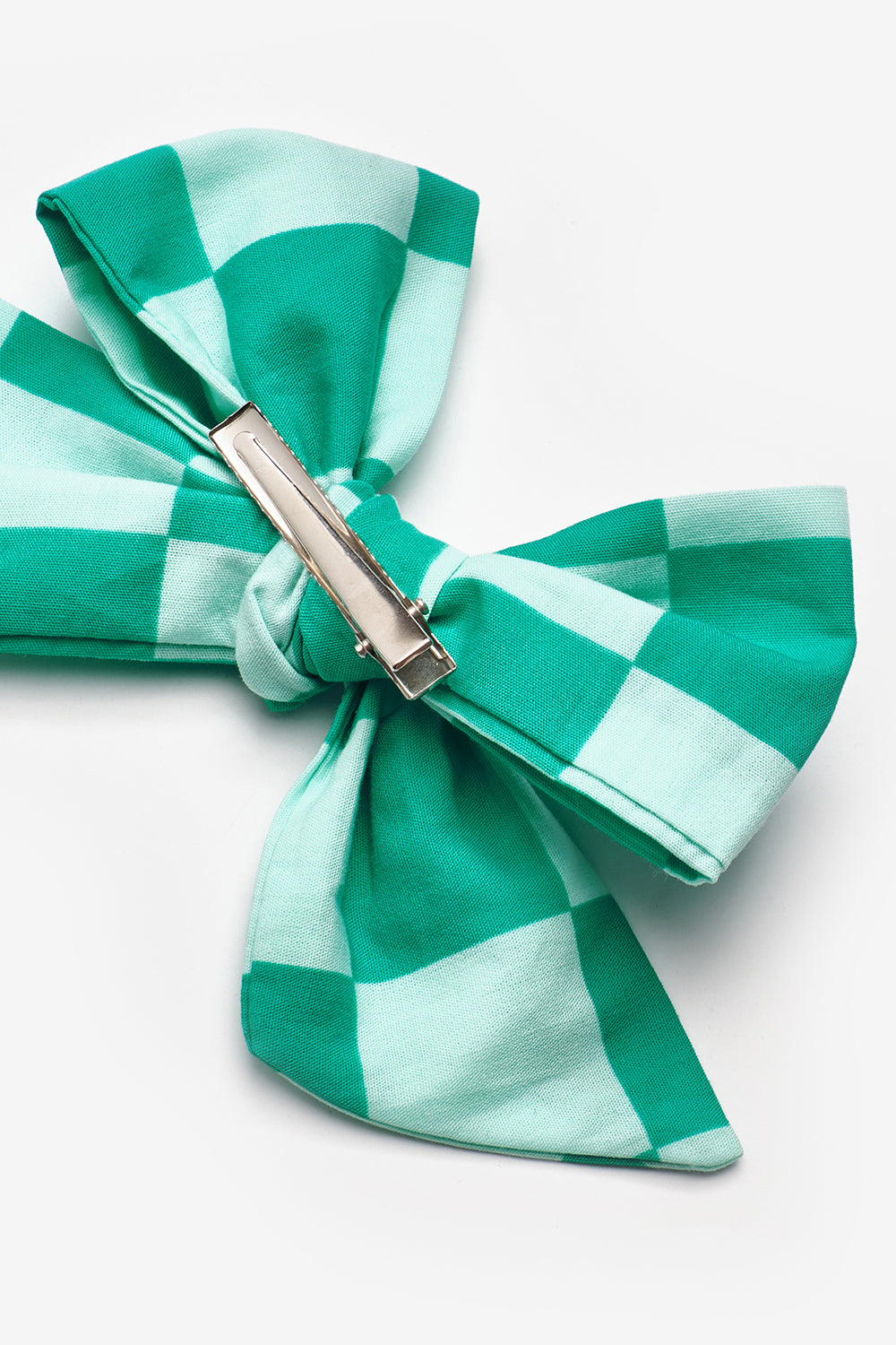 Mint  Dama Desenli Kız Çocuk Klips Toka