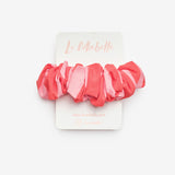 Kırmızı  Çizgi Desenli Kız Çocuk Lastik Toka