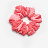 Kırmızı  Çizgi Desenli Kız Çocuk Lastik Toka