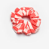 Kırmızı Dama Desenli Kız Çocuk Lastik Toka