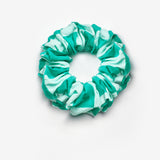 Mint Dama Desenli Kız Çocuk Lastik Toka