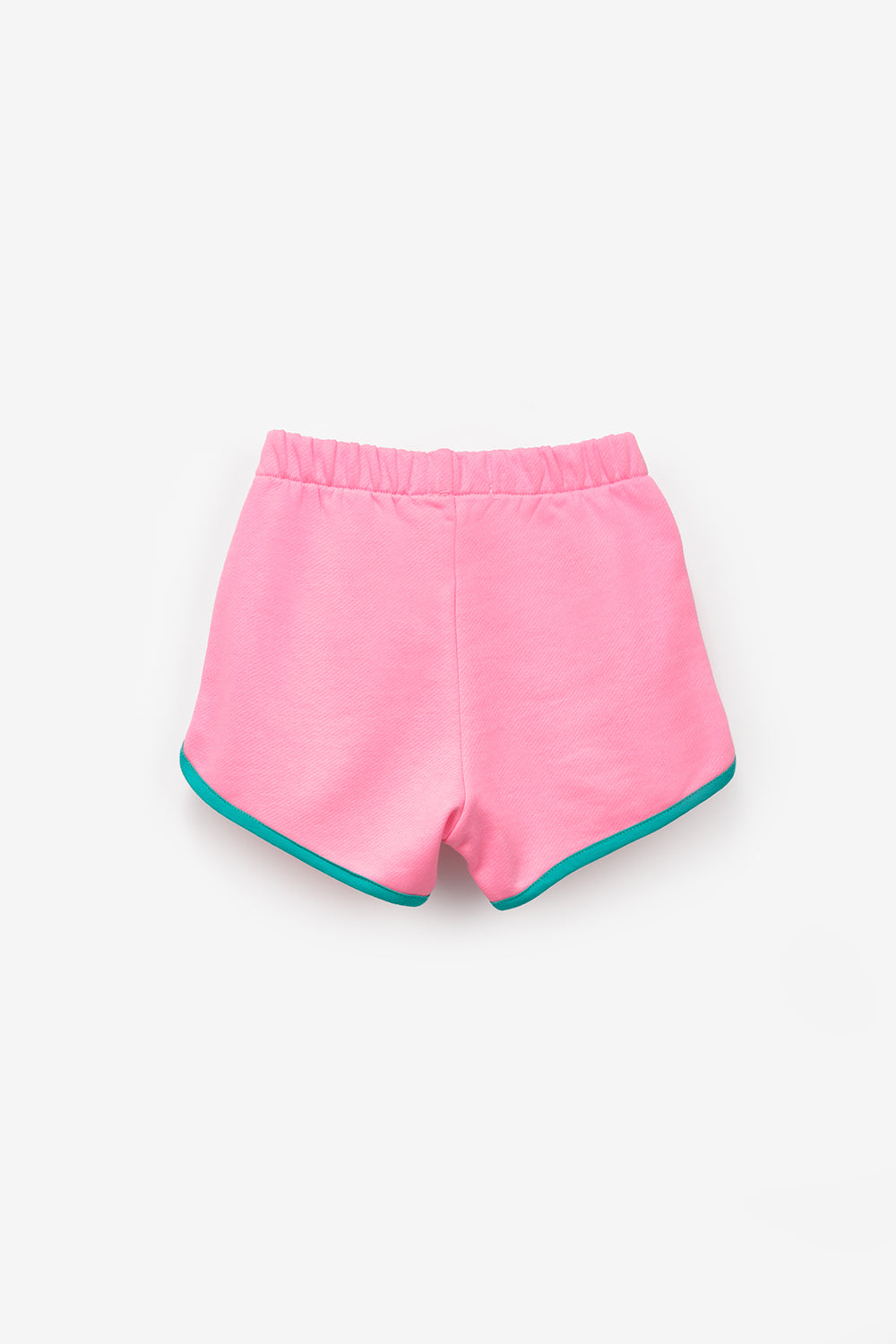 Pembe Mottolu Figürlü Çocuk Tişört Şort İkili Takım - Lole