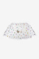 White Butterfly Bow Detail Girls' Tulle Skirt - Aster