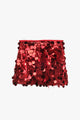 Red Skirt with Large Sequin Detail Girls' - Altha