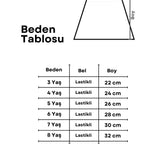 Pembe Büyük Pul Detaylı Kız Çocuk Etek - Altha