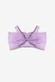 Lila Büyük Fiyonklu Kız Çocuk Crop Bluz - Edith