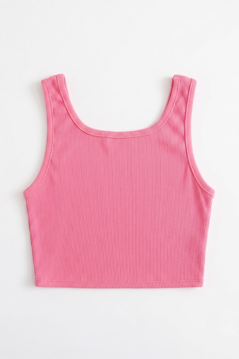 Pembe  Yıldız Nakışlı Fitilli Askılı Kız Çocuk Crop Bluz - Cindy