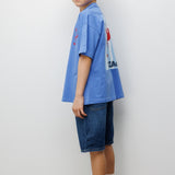 Mavi Istakoz Desenli Çocuk Tişört