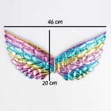 Çok Renkli  Melek Kanat Kız Çocuk Aksesuar