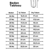 Çok Renkli Gökkuşağı Simli Topuklu Kız Çocuk Ayakkabı
