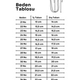 Çok Renkli  Gökkuşağı Tonları Simli Kız Çocuk Babet